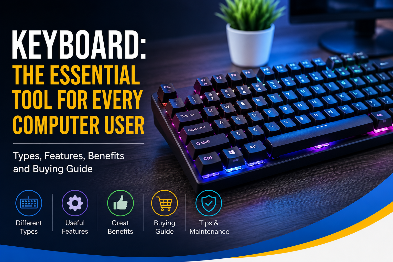 Computer Keyboard: Types, Features, Uses, and How to Choose the Right One